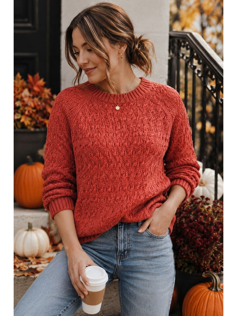 Joe Fresh Textured Knit Sweater – Size M/S